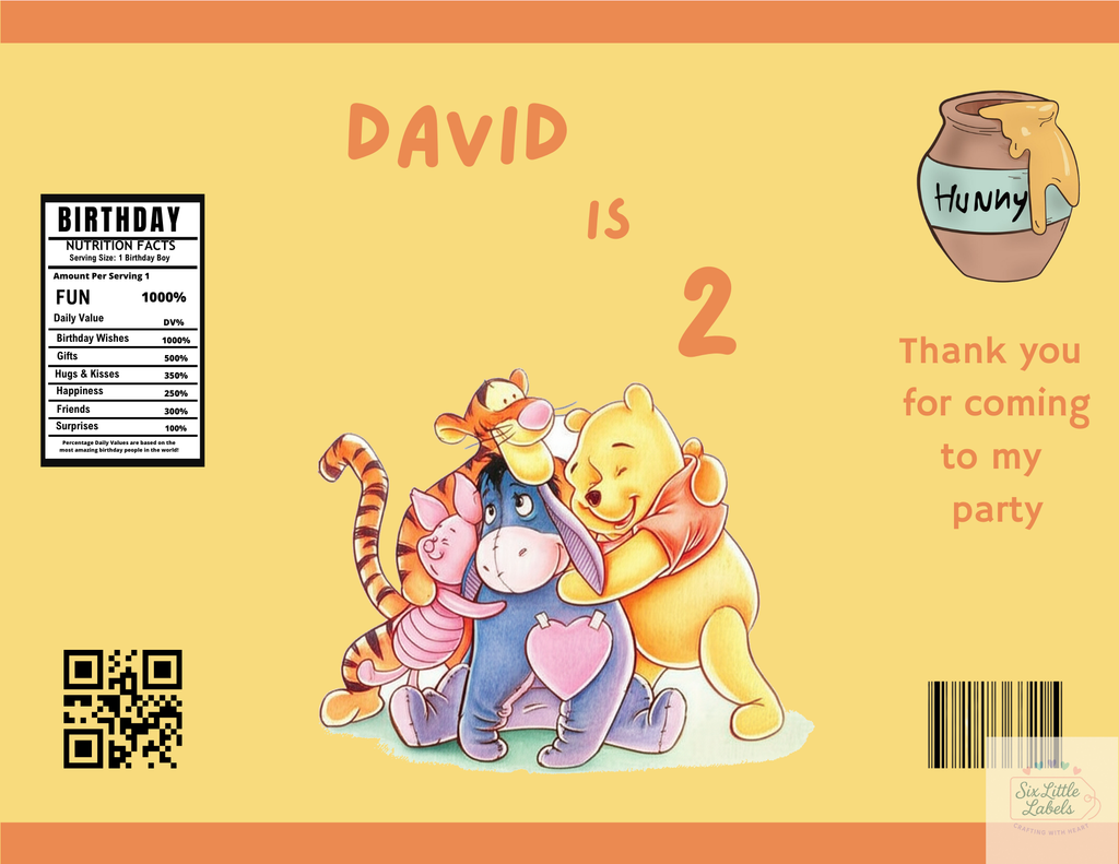Personalised Crisp/Party Bags (Pack of 10)