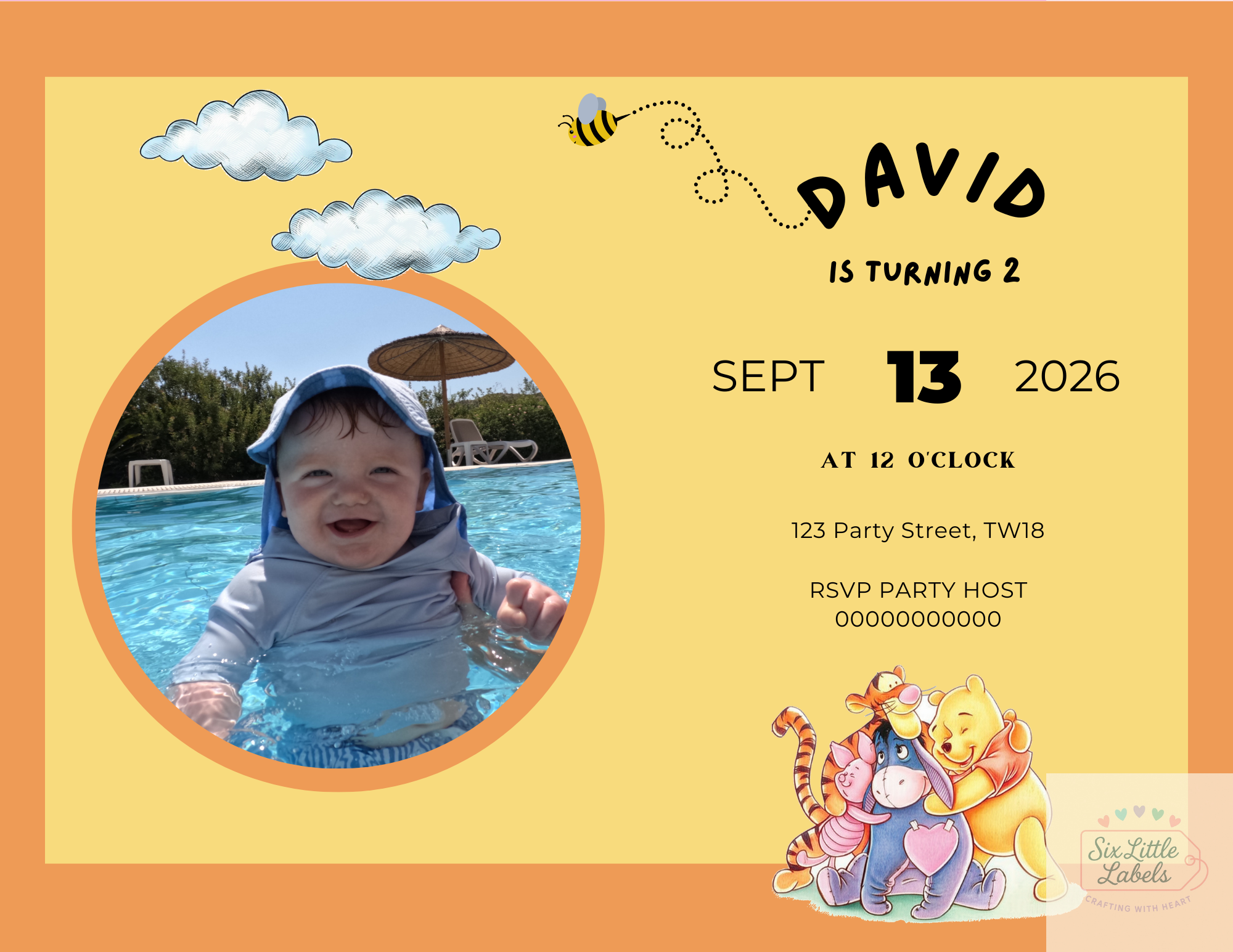Personalised Party Invitations (Digital)