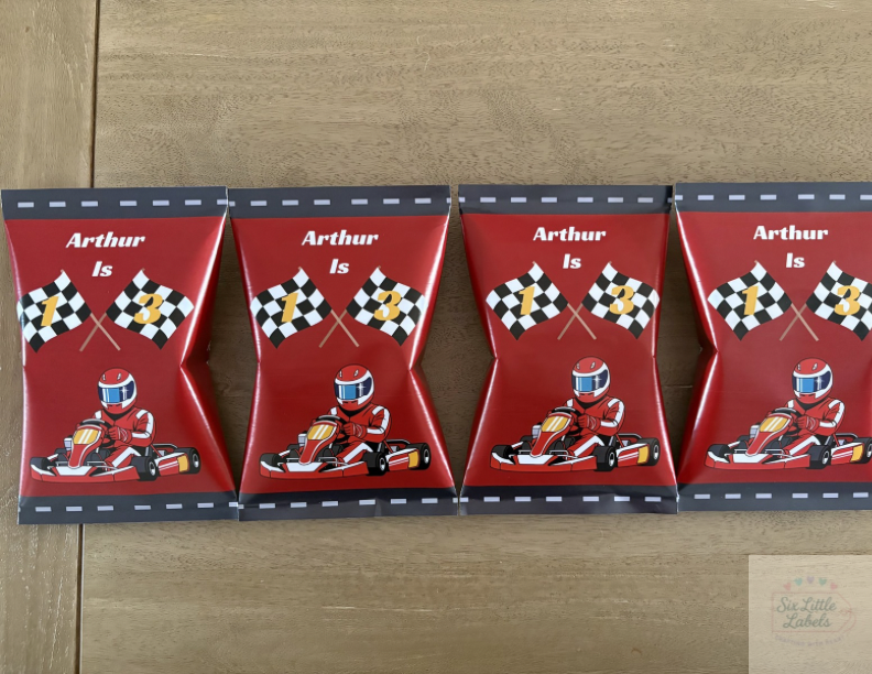 Personalised Crisp/Party Bag (Empty, Pack 10)