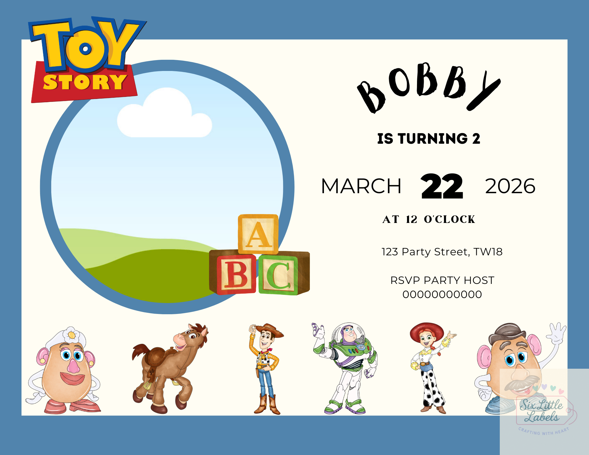 Personalised Party Invitations (Digital)