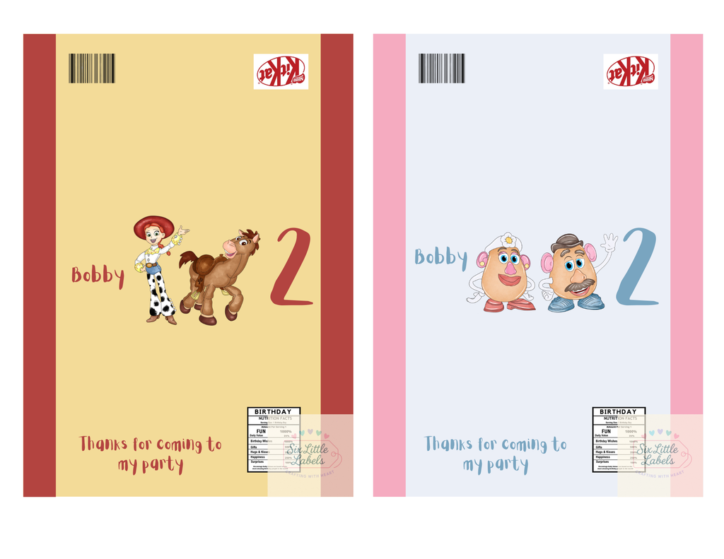 Personalised Kit Kat Wrappers (Kit Kat NOT INCLUDED)