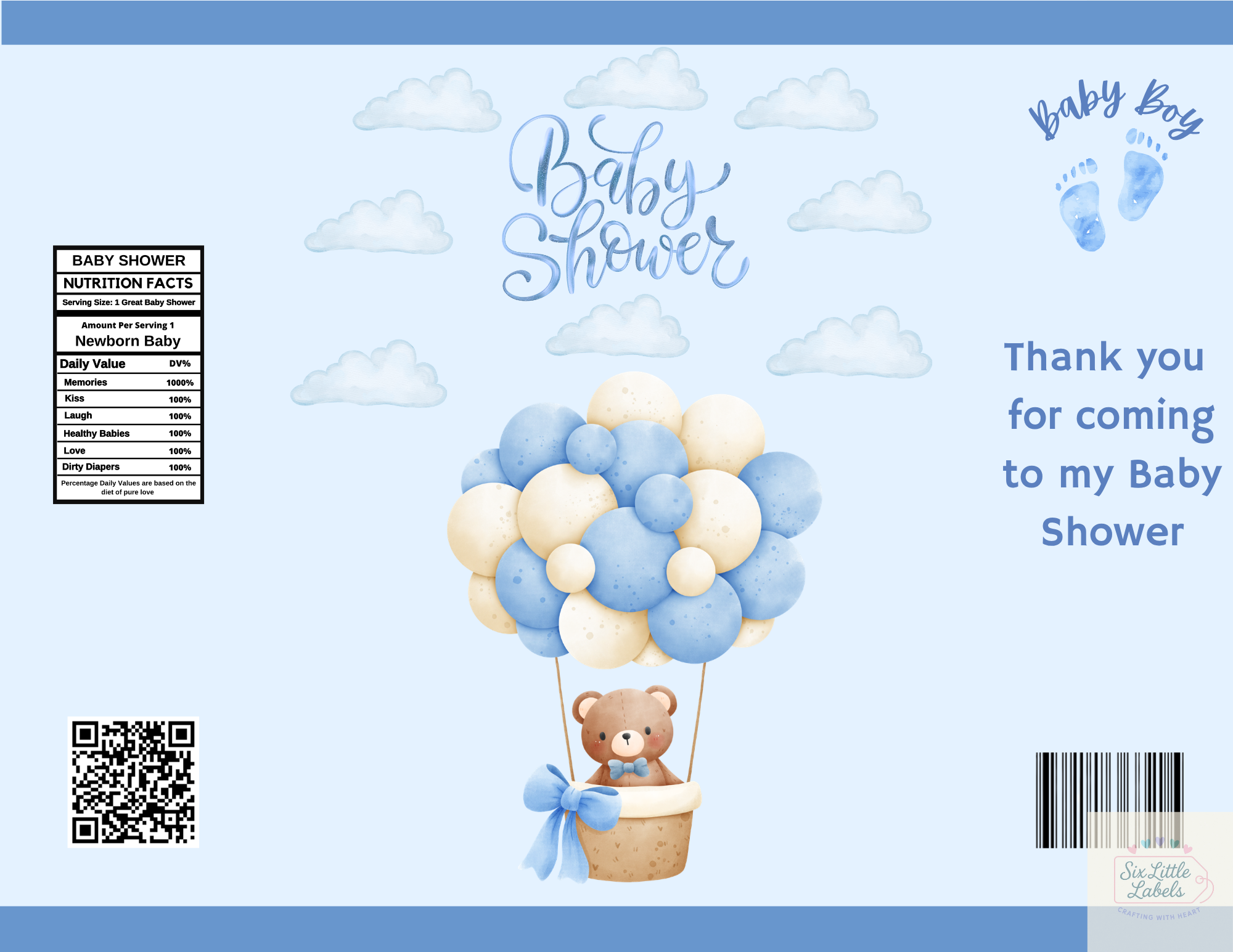 Personalised Crisp/Party Bag (Empty, Pack 10)